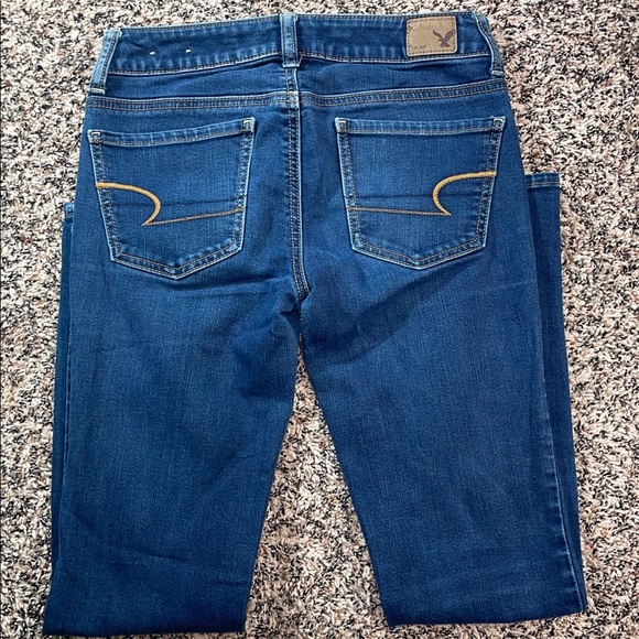 American Eagle Outfitters Vintage Low Rise Women's Denim Jeggings 00 Short | GUC - Picture 2 of 5